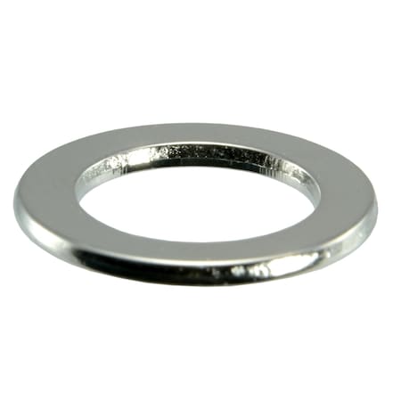 Midwest Fastener Flat Washer, For Screw Size 3/8" , 18-8 Stainless Steel Polished Finish, 10 PK 33464